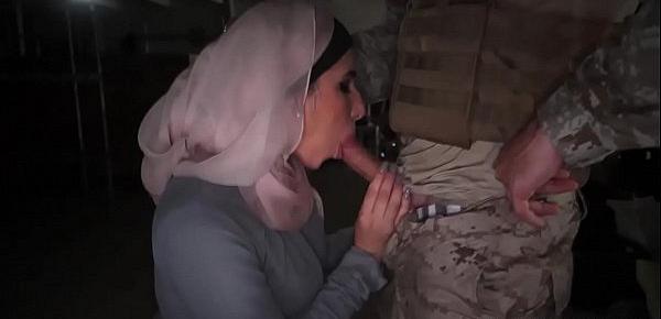  Arab woman sucks american soldiers cock